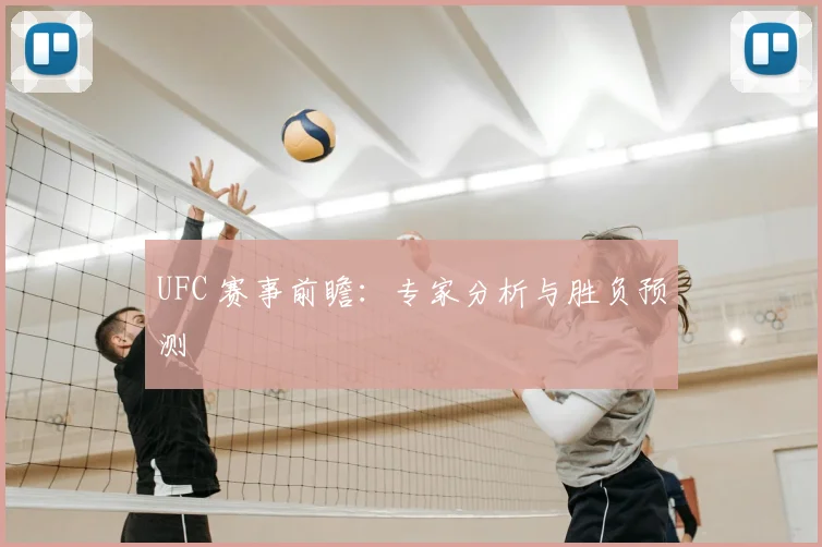 UFC 赛事前瞻：专家分析与胜负预测